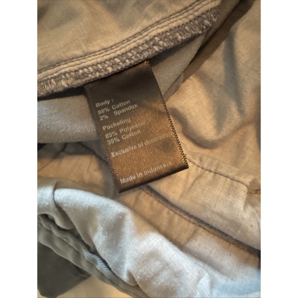 Flint And Tinder Men's Chino Shorts 38 (37) Gray Cotton Blend Flat Preppy - Picture 9 of 12
